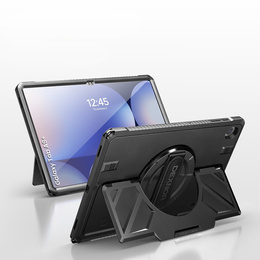 Husă Dexnor 360° cu curea și suport pentru stylus pentru Samsung Galaxy Tab A9+