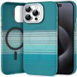 Carcasă pentru iPhone 15 Pro, cadru Kickstand, pentru MagSafe, Moon Green