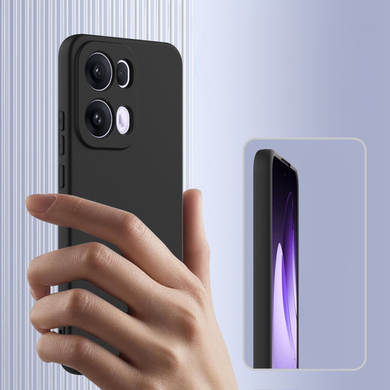 Huse pentru Oppo Reno13 Pro 5G, Silicone MagSafe, negru