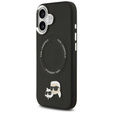 Karl Lagerfeld Karl & Choupette Heads Pins & Logo MagSafe Case pentru iPhone 17
