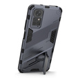 Husa pentru Xiaomi Redmi Note 11/11S, Military kickstand, albastru