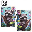 Husă pentru Samsung Galaxy Tab A7 Lite, cu clapetă, raccoon