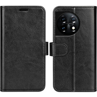 Cu clapetă pentru OnePlus 11 5G, Wallet Case, negru