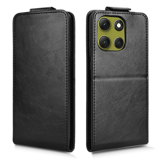 Carcasă flip pentru Xiaomi Redmi 15 5G / 4G, carcasă flip, negru