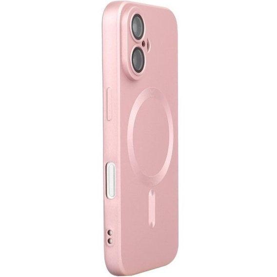 Husă pentru iPhone 16, ColorMag, pentru MagSafe, roz
