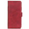 Cu clapetă pentru Motorola Moto G53 5G / G13 / G23, Wallet, roșu