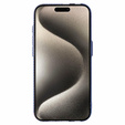 Carcasa pentru iPhone 15 Pro Max, Carbon Fiber MagSafe, albastru