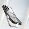 Husă pentru iPhone 16, Fusion Hybrid Carbon, pentru MagSafe, negru