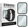 2x ERBORD Hybrid Glass pentru Apple Watch 4/5/6/SE 44mm
