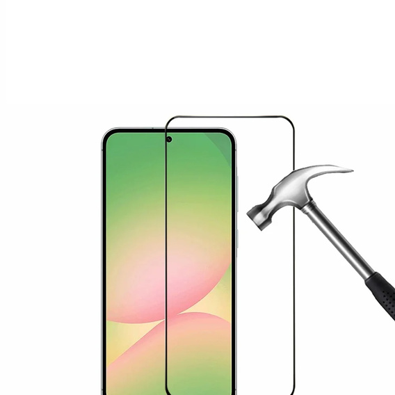 Sticlă călită 3D pentru Samsung Galaxy A56, cadru negru