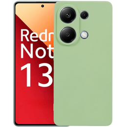 Husa pentru Xiaomi Redmi Note 13 Pro 4G / Xiaomi Redmi Note 14S / Xiaomi Poco M6 Pro 4G, Silicone Lite, verde
