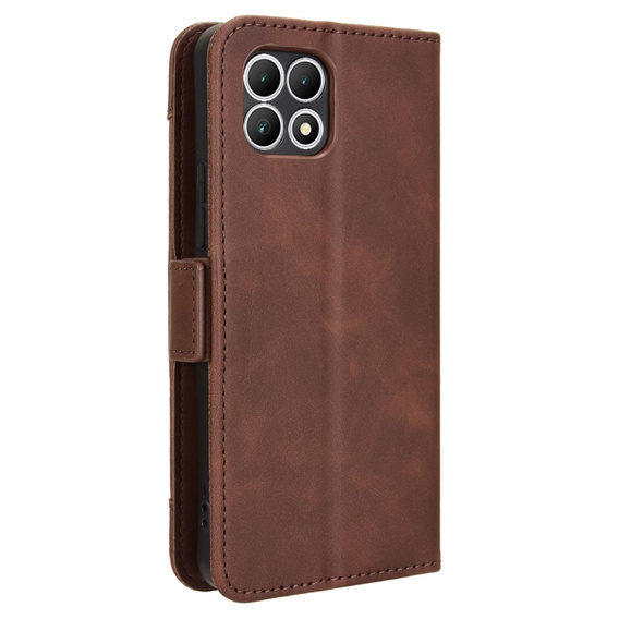 Cu clapetă pentru T Phone 2 5G, Card Slot, maro