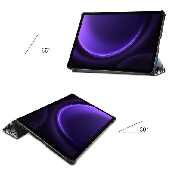 Husă pentru Samsung Galaxy Tab S10 Lite / S10 FE / S9 FE, cu clapetă, graffiti