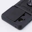 Husă blindată pentru Realme 11 5G, CamShield Slide, negru