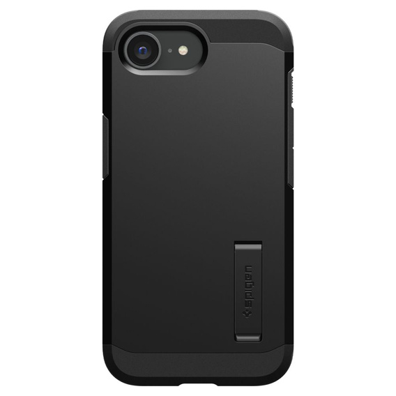 Carcasa Spigen pentru iPhone 16E, Tough Armor Mag MagSafe, negru + 9H Tempered Glass