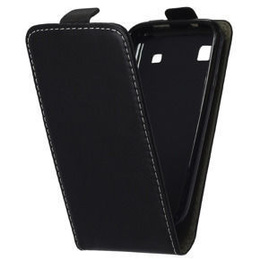Cu clapetă pentru Samsung Galaxy S i9000 /Plus i9001, Flip, negru