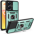 Husă blindată pentru Realme C55, CamShield Slide, verde