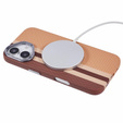 Carcasa pentru iPhone 16, Carbon Fiber MagSafe, galben