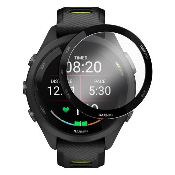 2x ERBORD Hybrid Glass pentru Garmin Forerunner 265S