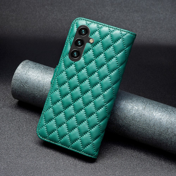 Cu clapetă pentru Samsung Galaxy A56, Wallet, BINFEN COLOR, verde