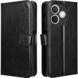 Cu clapetă pentru Oppo A5 Pro 5G, Crazy Horse Wallet, negru