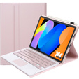 Tastatura Bluetooth Touchpad pentru Lenovo Idea Tab 11" 2025 TB336FU TB336ZU, roz