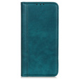 Huse pentru Samsung Galaxy S24 Ultra, Wallet Litchi Leather, verde