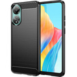 Huse pentru Oppo A78 4G, Carbon, negru