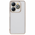 Husă pentru Infinix Hot 40i, Glamour CamShield, alb