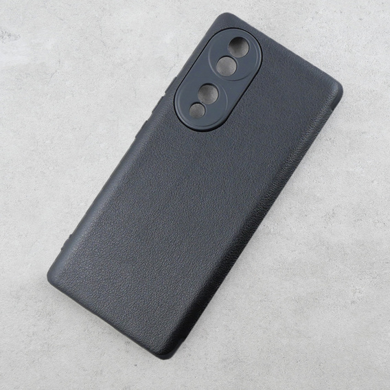 Husă cu clapetă pentru Honor 70 5G, Side View, negru