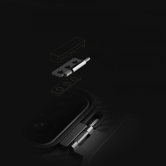 Carcasă pentru Xiaomi 15, carcasă blindată Nillkin, Carboprof Case, pentru Magsafe, negru