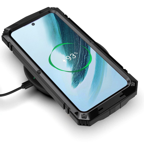 Husă blindată pentru Samsung Galaxy S25+ Plus, R-JUST, negru