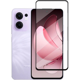Sticlă călită 3D pentru Oppo Reno 13F / Oppo Reno 13FS, cadru negru