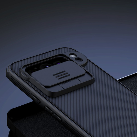Carcasă blindată Nillkin pentru Google Pixel 9 Pro XL, CamShield Pro, negru