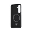 Carcasa BENKS Kevlar pentru Samsung Galaxy S25+ Plus, pentru MagSafe, Carbon Fiber, negru