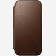 Husă Nomad pentru iPhone 17 Pro Max, Folio din piele modernă, maro