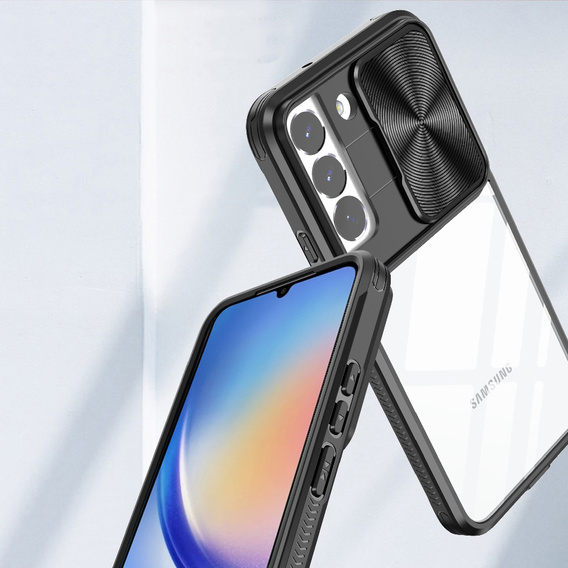 Huse pentru Samsung Galaxy A34 5G, Slide Camera, negru