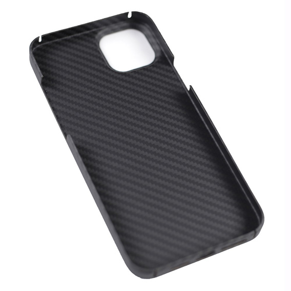 Husă pentru iPhone 13, Aramid Fiber Cover, negru