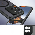 Husă pentru Motorola Edge 50 Neo / ThinkPhone 25, pentru MagSafe, ERBORD Matt Case, negru