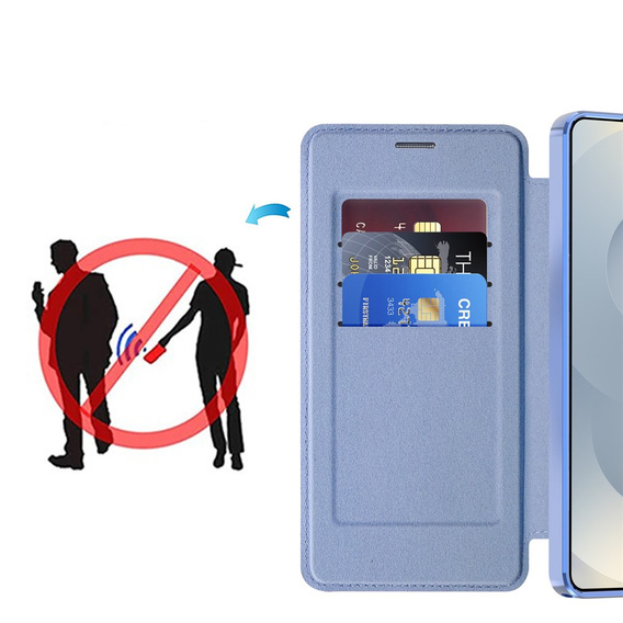 Husă RFID Wallet MagSafe cu protecție pentru cameră pentru Samsung Galaxy S26 Ultra