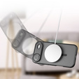 Husă mată pentru iPhone Air, pentru MagSafe, cu protecție pentru cameră, negru
