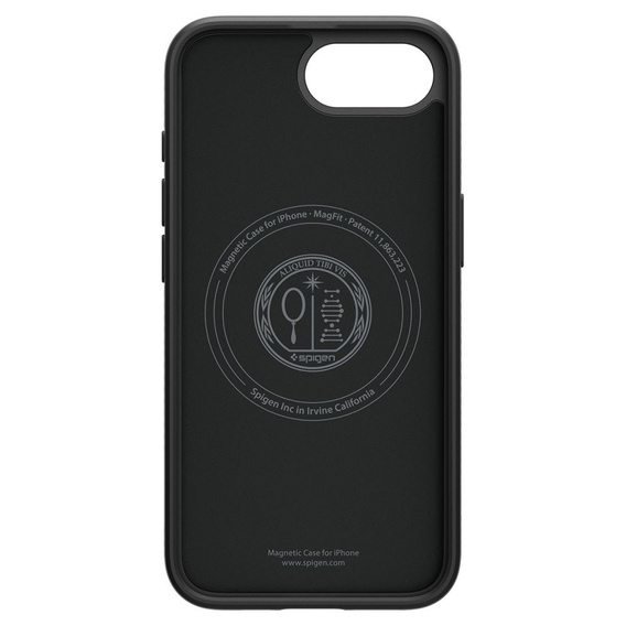 Carcasa Spigen pentru iPhone 16E, Liquid Air, negru + 9H Tempered Glass
