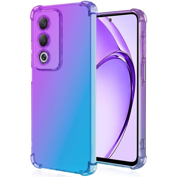 Husa pentru Oppo A80, Gradient Dropproof, Violet / albastru