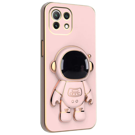 Huse pentru Xiaomi Mi 11 Lite / Mi 11 Lite 5G / 11 Lite 5G NE, Astronaut, roz rose gold