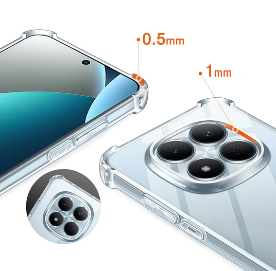 Husă rezistentă la cădere pentru Xiaomi Redmi Note 15 Pro 5G