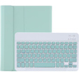 Carcasă + tastatură Lenovo Tab P11 J606F / P11 5G J607Z, verde deschis