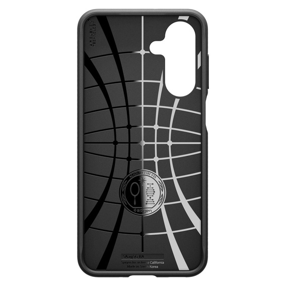 Carcasa Spigen pentru Samsung Galaxy A16 4G/ 5G, Rugged Armor MagSafe, negru + Tempered Glass 9H