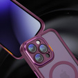 Husă pentru iPhone 14 Pro Max, ERBORD Impact Guard, MagSafe, maroon