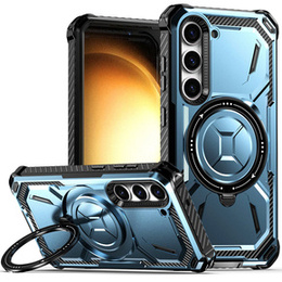Carcasă pentru Samsung Galaxy S23, Heavy Duty Ring, albastru
