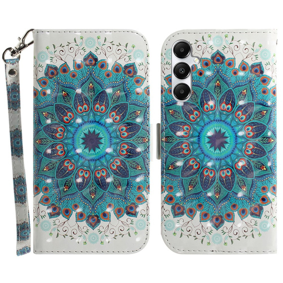 Cu clapetă pentru Samsung Galaxy A05s, Wallet, Mandala Flower